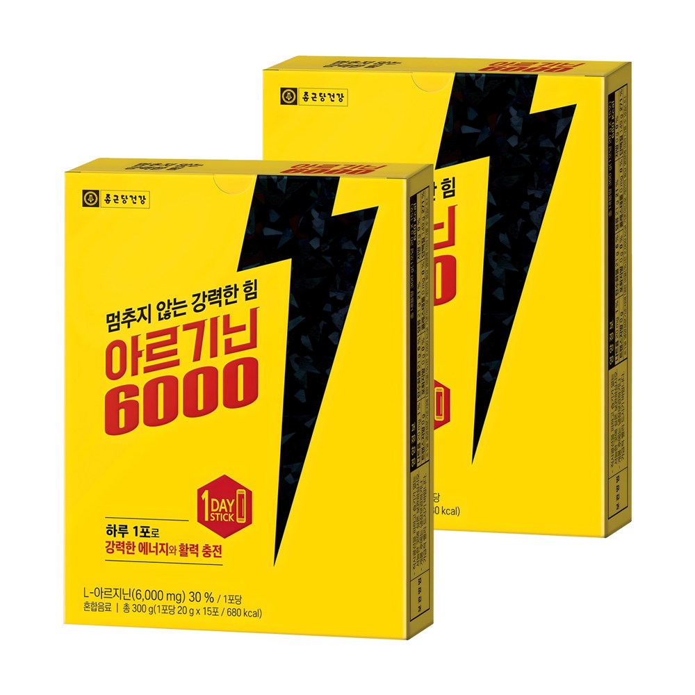 종근당건강 아르기닌 6000 15p