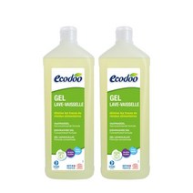 [에코두] 식기세척기 전용세제 젤(액상형) 1000ml x2개, 상세 설명 참조