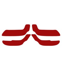 렉스디 도어커버-수입차 푸조 3008-레드 1개