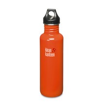 클린캔틴 스테인리스 컬러 물병, 오렌지, 800ml