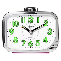 카파 내장벨 알람 탁상시계 T872, 핑크