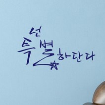 포인트스티커 넌 특별하단다 A, 군청색