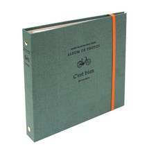쎄비엥 2단 포켓앨범, 초록색, 1개, 30매