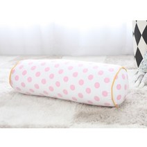 스칸비컴퍼니 키즈 롱쿠션 유아베개, 스노우핑크