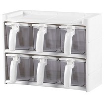 창신리빙 BT 밀폐 양념통 6P세트, 1세트, 단품