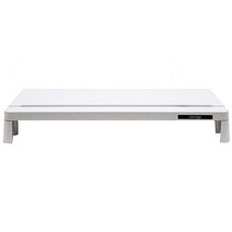 아이브릿지(MC-300)-화이트모니터받침대 키보드선반