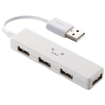 엘레컴 기특한 USB허브 U2H-SN4BF-G, 화이트