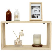 럼버잭 원목 사각선반 400