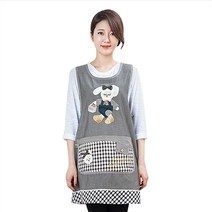 바른생활 나들이 앞치마, 블랙, 1개