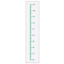 STEA 심플 키재기 스티커, 그린