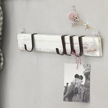 행복디자인 유젠 빈티지 네일 벽걸이, 화이트, 1개