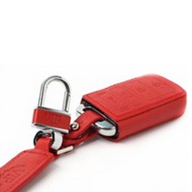 선진브이아이피 럭셔리 프리미엄 가죽키홀더 기아 K7/K9 4버튼용, 레드, 기아 4버튼타입