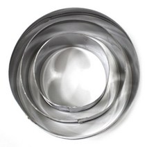 이홈베이킹 원형 쿠키커터세트, 1세트, 3p (소 1p, 중 1p, 대 1p)