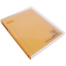 드림산업 PP 접착앨범 20매, 주황, 1개