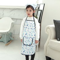 베베슈에뜨 가든플라워 방수앞치마 + 두건 세트