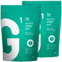 레인보우샵 구연산 베이직 소독 세정제, 1kg, 2개