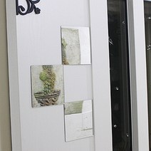 아크릴거울 안전거울 부착 접착식 전신 면도 욕실 휴대폰 뒷면 휴대용, 사이즈 6x6cm(1장)