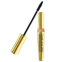 커버유어그레이 워터프루프 브러시 인 헤어 마스카라, 미디엄브라운, 1개