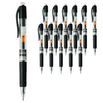 동아 유노크펜 0.5mm, 흑색, 12개입
