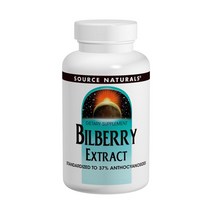소스내츄럴스 빌베리 추출물 100mg 타블렛, 120개입, 1개