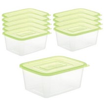 쿡앤락 밀폐 사각용기 1.5 L 10p 세트, 1개