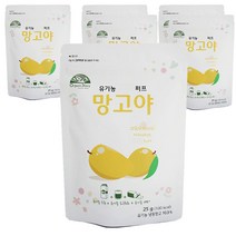 오가닉스토리 유기농 베이비퍼프 망고야, 망고맛, 6개입