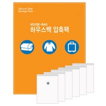 더하우스 하우스백 압축팩 의류용 중형, 6매, 1개