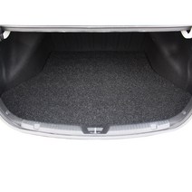순수 코일 트렁크매트 두께 20mm 올블랙 KT-48, 기아 스팅어