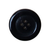 동화상가몰 야크코트 단추 I-2 15mm, 블랙 유광, 15개입