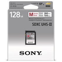 소니 차세대 SD 메모리 카드 SF-M128, 128GB