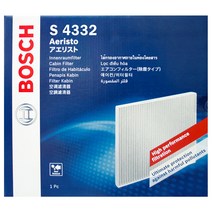 보쉬 차량용 프리미엄 에어컨 히터 필터, S4332, 1개
