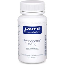 퓨어인캡슐레이션 피크노제놀 100mg 캡슐 글루텐 프리, 30개입, 1개