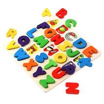 토도리브로 알파벳 입체 판퍼즐 WOODENTOY-B, 1개, 25피스