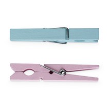 Cakewalk 데코레이티브 클로스핀 12개입, Pink, Blue