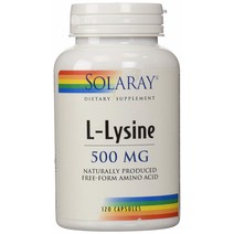 솔라레이 L-리신 500mg 캡슐, 120개입, 1개