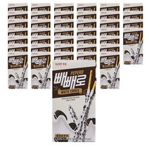 빼빼로 화이트 쿠키, 37g, 40개
