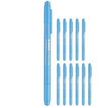 모나미 NEW라이브칼라 수성펜, 스카이블루, 12개