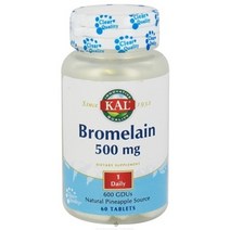 Kal 브로멜라인 500mg 타블렛, 60개입, 1개