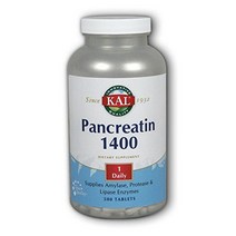 Kal 판크레아틴 1400 타블렛, 500개입, 1개, 500정