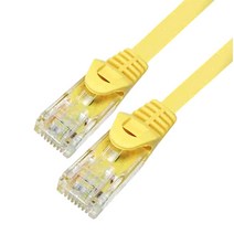 라인업시스템 UTP CAT.6 다이렉트 랜 케이블 3M, 옐로우, 1개