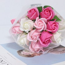 블랙앤화이트 2018 졸업식 재롱잔치 꽃다발, 핑크혼합