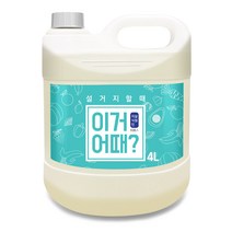 아토세이프 이거어때 주방 세제, 4L, 1개입