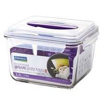 글라스락 퍼플에디션 핸디형 밀폐용기, 3.7L, 1개