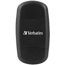 버바팀 USB 3.0 카드 리더기, 블랙