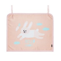 우븐트리 차량용 양면 햇빛가리개, B-02 헬로 레빗(핑크), 1개