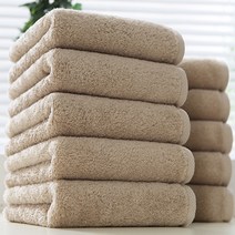 코튼클라우드 호텔수건 200g 40수 코마사, 소프트브라운, 10개