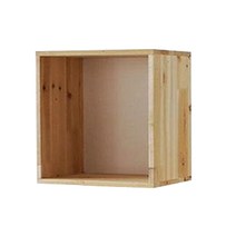 홈인퍼니처 삼나무 원목 공간 박스 삼나무 1칸(중) 공간박스, 브라운