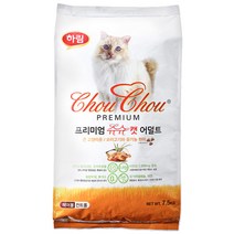 슈슈 프리미엄 어덜트 고양이 사료, 7.5kg, 1개