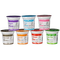 젤쿠어7 퍼펙트 모델링 마스크 컵팩 7종 1세트, 젤쿠어7 퍼펙트 모델링 마스크 컵팩 25g x 7종