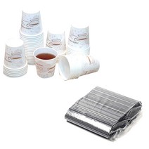 종이컵 1000개 + 커피스틱 1000개입 (15cm)